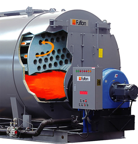 Steam Boiler four pass design